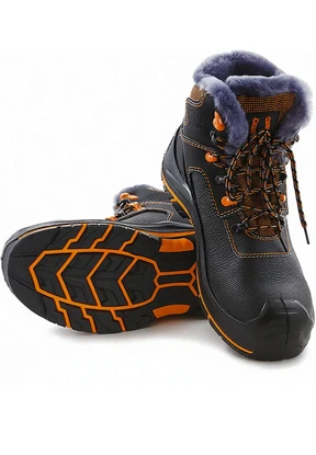 Ботинки зимние для ИТР с ПкП и АС «PERFECT PROTECTION» на натуральном меху