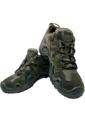 Полуботинки «Сотник» оливковые